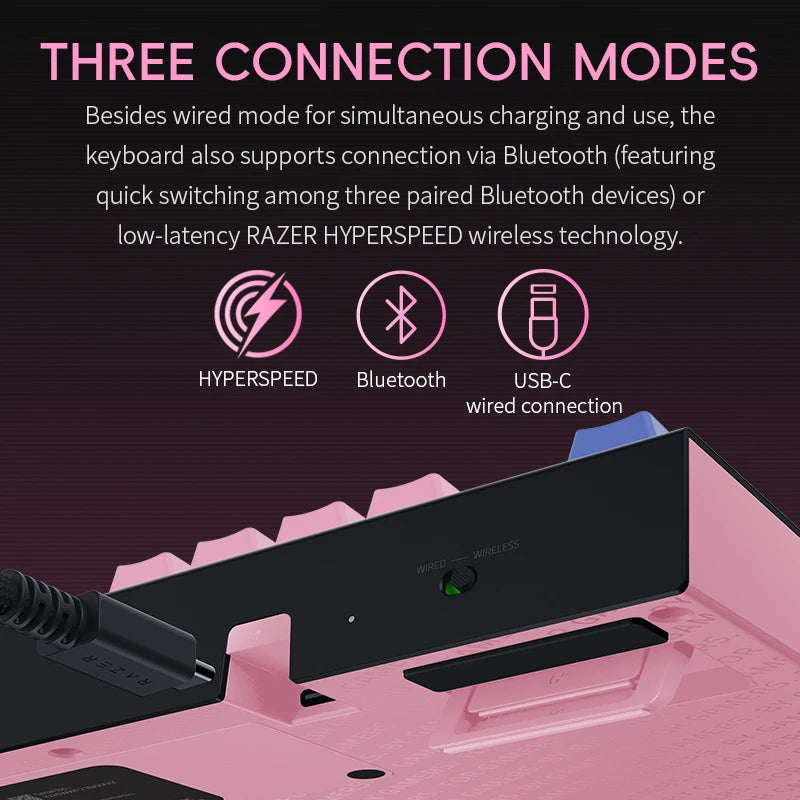 Razer BlackWidow V4 Tenkeyless Keyboard For E-sports Razer x Wuthering Waves Denia Edition