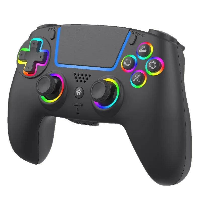 PS5 Bluetooth gamepad, Hall linear trigger, wireless controller with RGB light 1000mAh battery life, custom programming