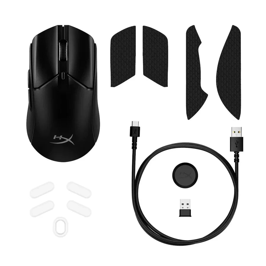 New HyperX Pulsefire Haste 2 RGB Wired and Wireless Gaming Mouse 8000MHz Optical Wired Up to 26000 DPI 5-8 Programmable Buttons