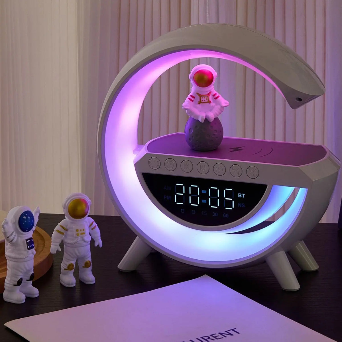 Bluetooth Speaker Alarm Desk Lamp